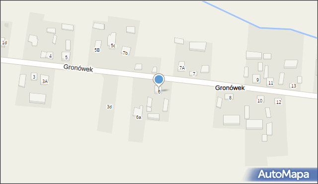 Gronówek, Gronówek, 6, mapa Gronówek