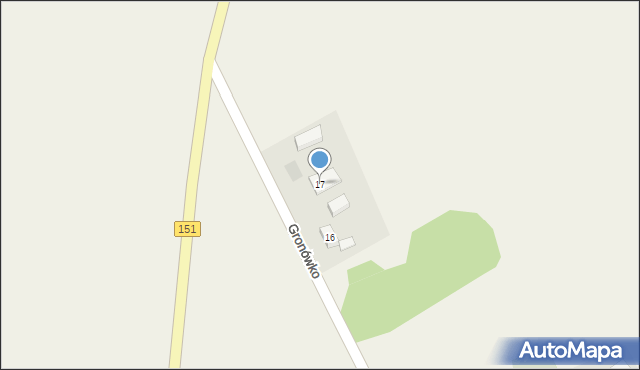 Gronówko, Gronówko, 17, mapa Gronówko