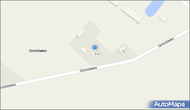 Gronówko, Gronówko, 7, mapa Gronówko