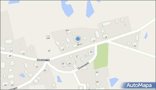 Gronowo, Gronowo, 15, mapa Gronowo