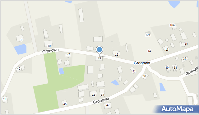 Gronowo, Gronowo, 46, mapa Gronowo