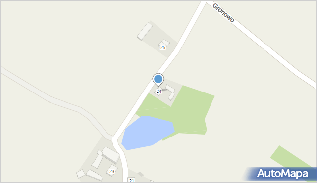 Gronowo, Gronowo, 24, mapa Gronowo