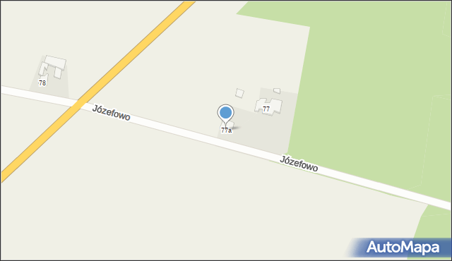 Grońsko, Grońsko, 77a, mapa Grońsko