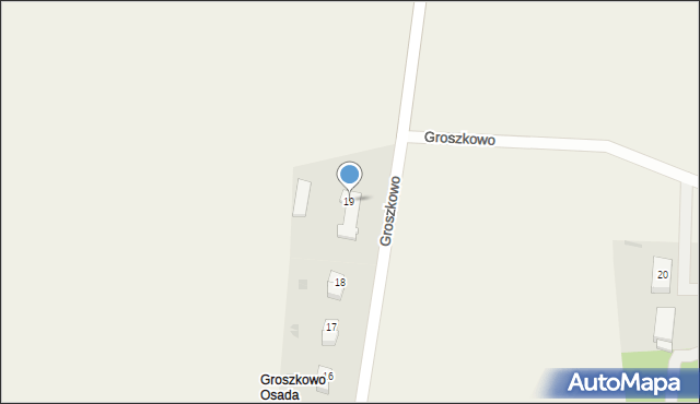 Groszkowo, Groszkowo, 19, mapa Groszkowo