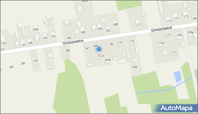 Groszowice, Groszowice, 183c, mapa Groszowice