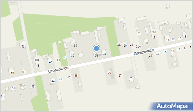 Groszowice, Groszowice, 33, mapa Groszowice