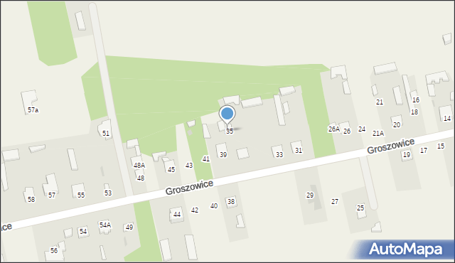 Groszowice, Groszowice, 35, mapa Groszowice