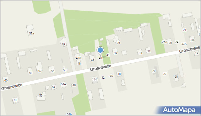 Groszowice, Groszowice, 43, mapa Groszowice
