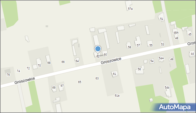 Groszowice, Groszowice, 62, mapa Groszowice