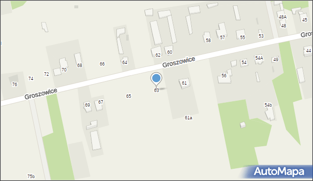 Groszowice, Groszowice, 63, mapa Groszowice