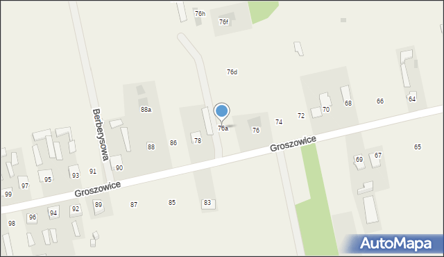 Groszowice, Groszowice, 76a, mapa Groszowice