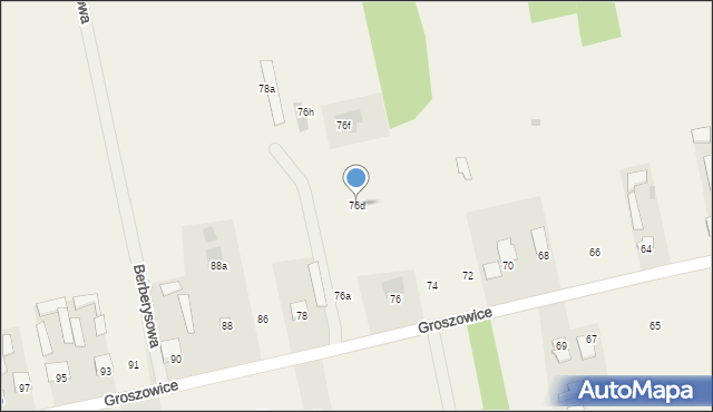 Groszowice, Groszowice, 76d, mapa Groszowice