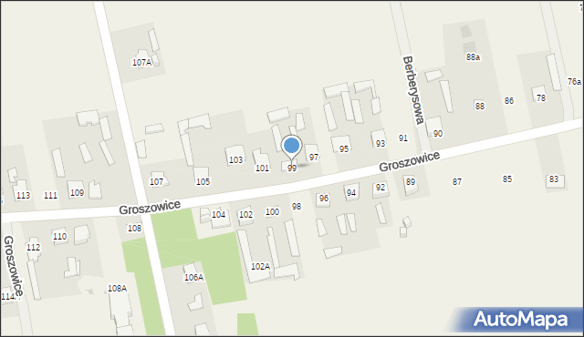 Groszowice, Groszowice, 99, mapa Groszowice