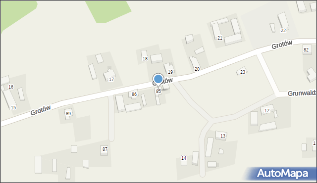 Grotów, Grotów, 85, mapa Grotów