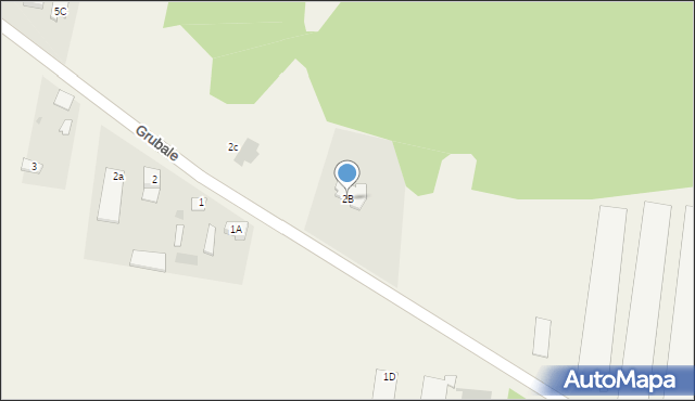 Grubale, Grubale, 2B, mapa Grubale