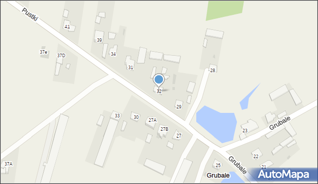 Grubale, Grubale, 32, mapa Grubale
