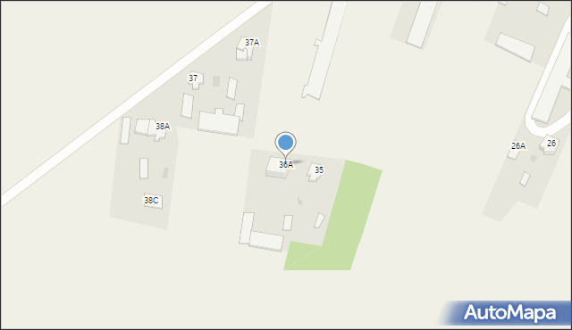Grubale, Grubale, 36A, mapa Grubale
