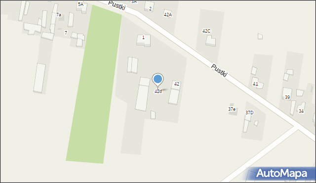 Grubale, Grubale, 42d, mapa Grubale