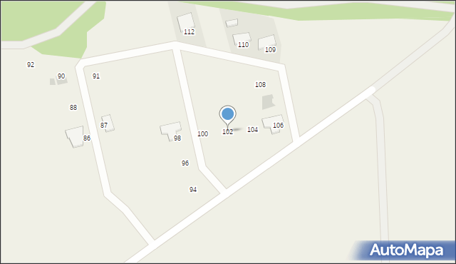 Grubno, Grubno, 102, mapa Grubno