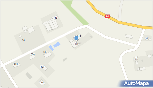 Grubno, Grubno, 19a, mapa Grubno