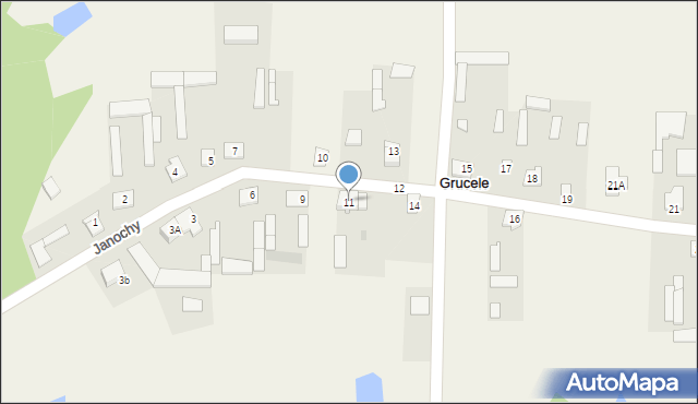 Grucele, Grucele, 11, mapa Grucele