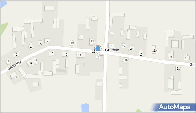 Grucele, Grucele, 14, mapa Grucele