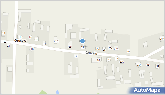 Grucele, Grucele, 23, mapa Grucele