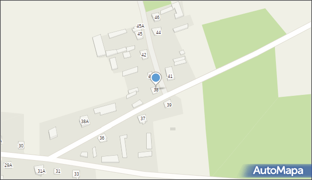 Grucele, Grucele, 38, mapa Grucele