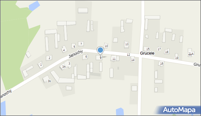 Grucele, Grucele, 9, mapa Grucele