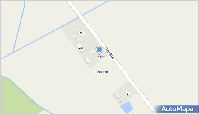 Grudna, Grudna, 28, mapa Grudna