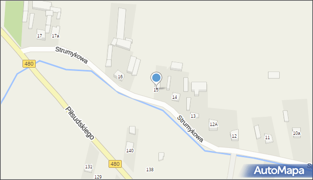 Grudna, Grudna, 15, mapa Grudna