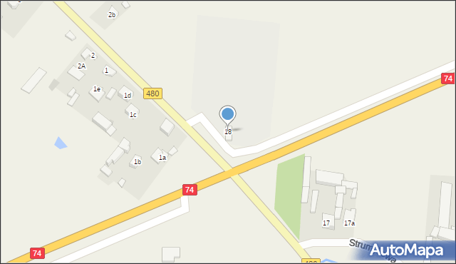 Grudna, Grudna, 18, mapa Grudna