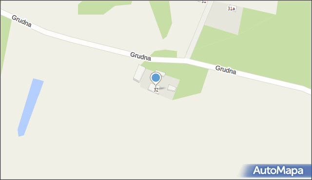 Grudna, Grudna, 32, mapa Grudna