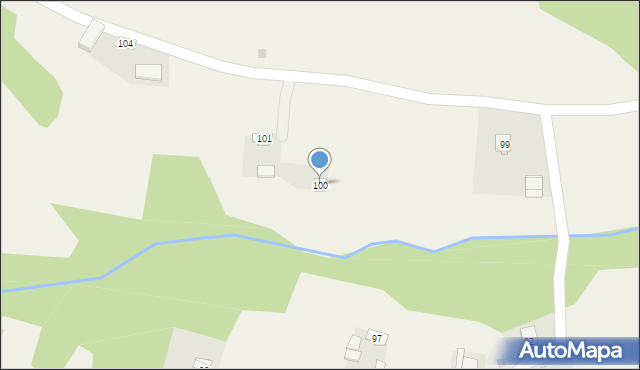 Grudna Dolna, Grudna Dolna, 100, mapa Grudna Dolna