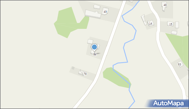 Grudna Dolna, Grudna Dolna, 94, mapa Grudna Dolna