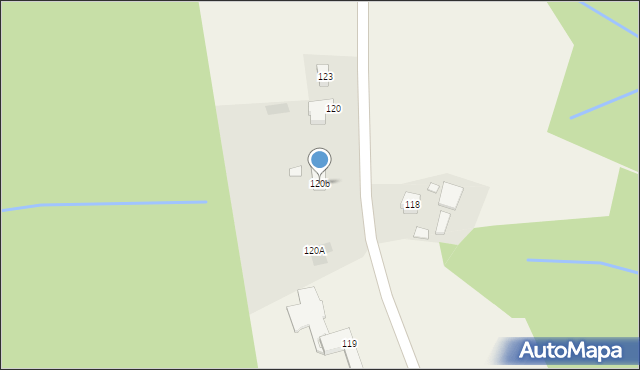 Grudna Górna, Grudna Górna, 120b, mapa Grudna Górna