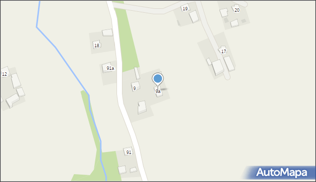 Grudna Górna, Grudna Górna, 9a, mapa Grudna Górna