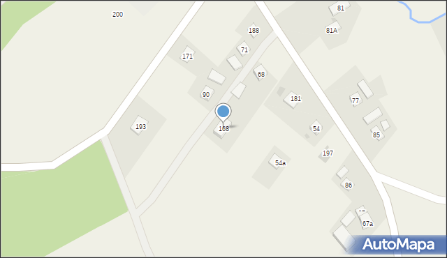 Grudna Kępska, Grudna Kępska, 168, mapa Grudna Kępska