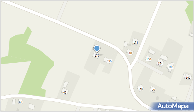 Grudna Kępska, Grudna Kępska, 179, mapa Grudna Kępska