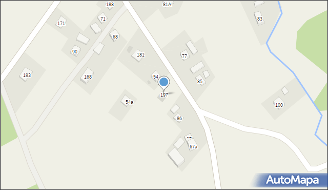 Grudna Kępska, Grudna Kępska, 197, mapa Grudna Kępska