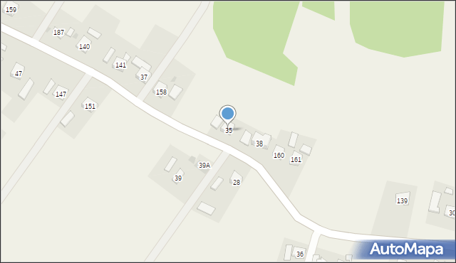 Grudna Kępska, Grudna Kępska, 35, mapa Grudna Kępska