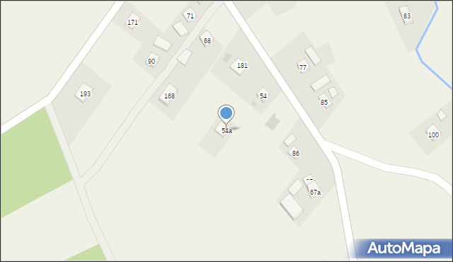 Grudna Kępska, Grudna Kępska, 54a, mapa Grudna Kępska