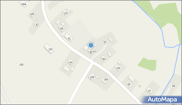 Grudna Kępska, Grudna Kępska, 92, mapa Grudna Kępska