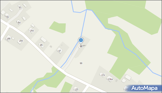 Grudna Kępska, Grudna Kępska, 98, mapa Grudna Kępska