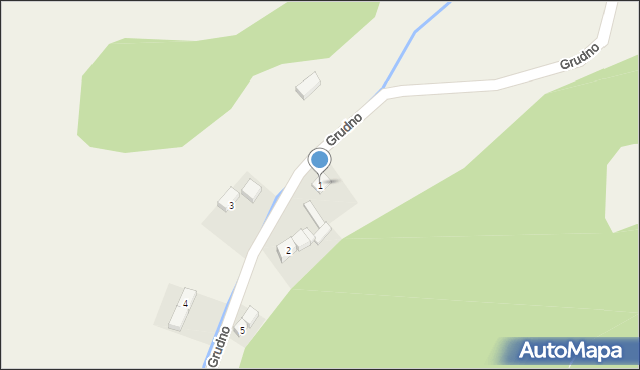 Grudno, Grudno, 1, mapa Grudno