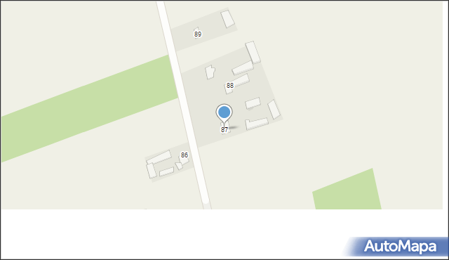 Grudź, Grudź, 87, mapa Grudź