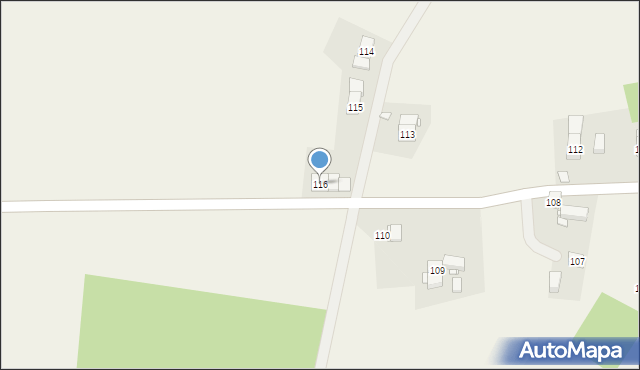 Grudza, Grudza, 116, mapa Grudza
