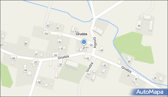 Grudza, Grudza, 47, mapa Grudza