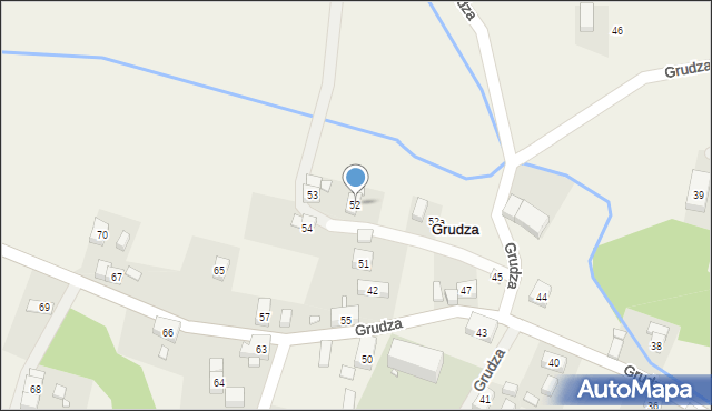Grudza, Grudza, 52, mapa Grudza