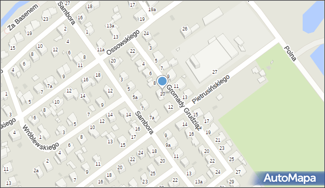 Grudziądz, Gromady Grudziąż, 10, mapa Grudziądza